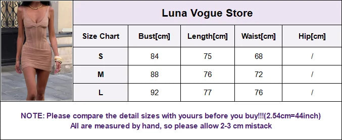 Sexy V-neck Sleeveless Waist-cinching Lady Dress Solid Elegant Fishbone Pleated Slim Fit Vestido Summer New Fashion Party Outfit
