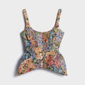 Sexy Print Flower Slim Sling Top Women Sleeveless Slip Backless Closed Waist Vest Female 2026 Fashion Summer Autumn Tops Lady